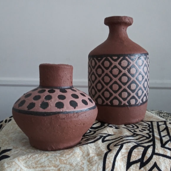 SMALL Rafi Cat Collection Clay Pottery - Picture 3 of 8